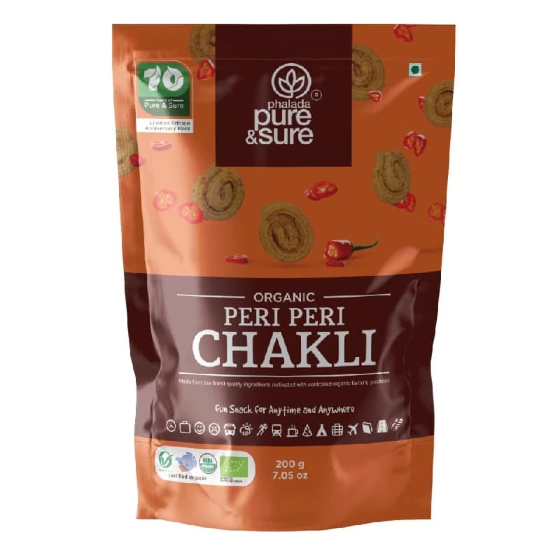 Phalada Pure & Sure Organic Peri Peri Chakli