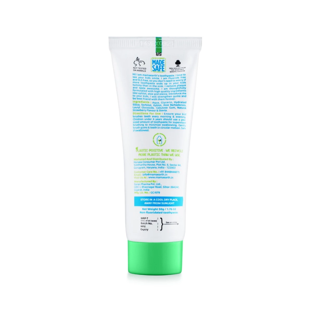 100% Natural Berry Blast Toothpaste for Kids - Image 2