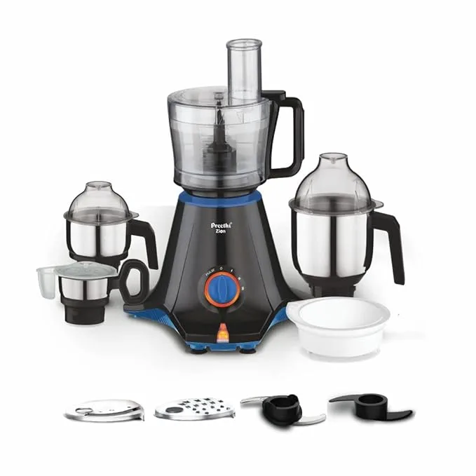 Preethi Zion MG 227 mixer grinder 750 watt Black Preethi Zion MG 227 mixer grinder 750 watt Black-Pack Size-750W