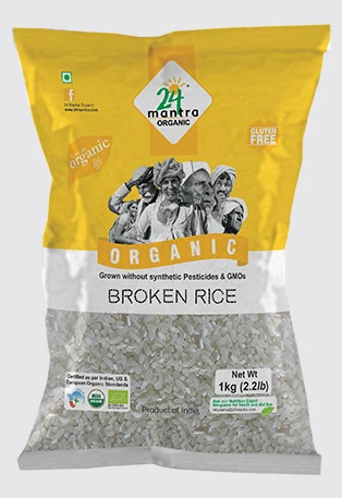 24 Mantra Basmati White Broken Rice 24 Mantra Basmati White Broken Rice-Pack Size-1 Kg