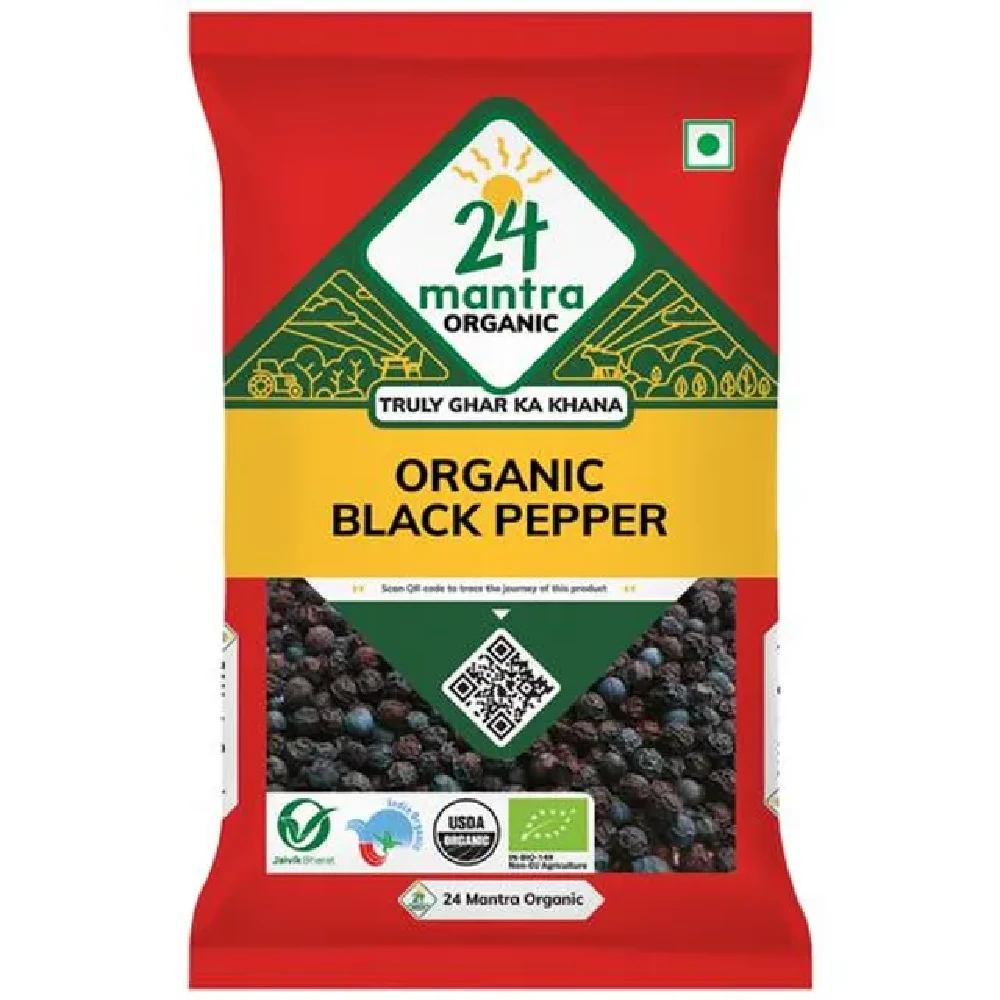 24 Mantra Organic Black Pepper Whole - Image 1
