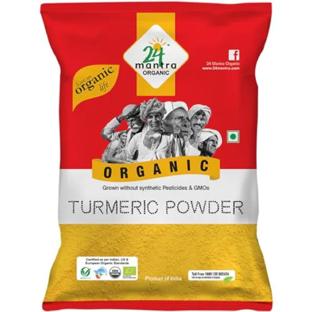 24 Mantra Organic  Turmeric 24 Mantra Organic  Turmeric-Pack Size-200 g