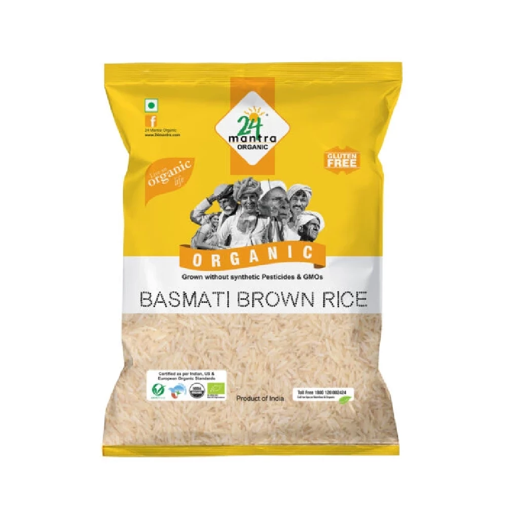 24 Mantra Organic Brown Basmati Rice - Image 1
