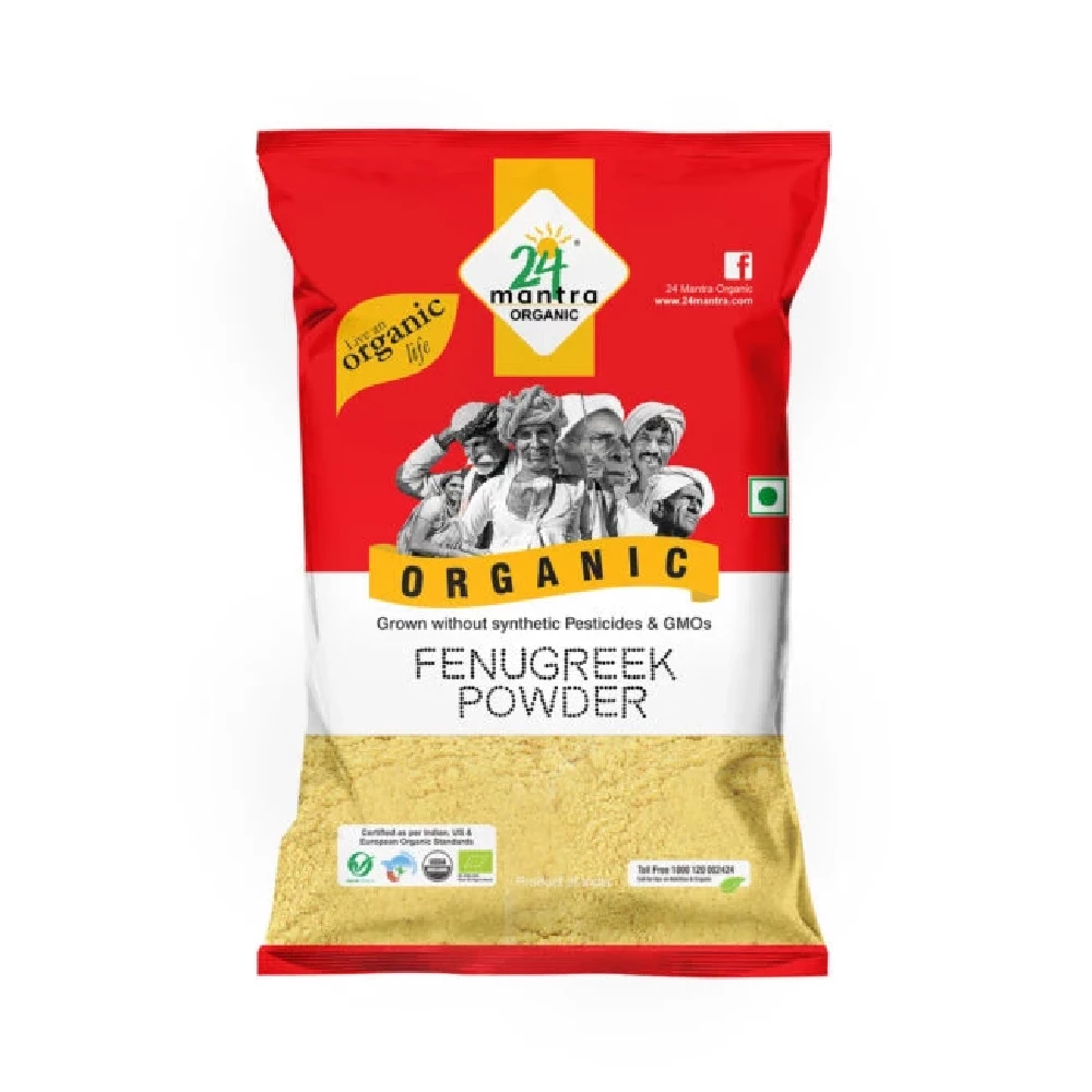 24 Mantra Organic Fenugreek Powder 24 Mantra Organic Fenugreek Powder-Pack Size-100 g