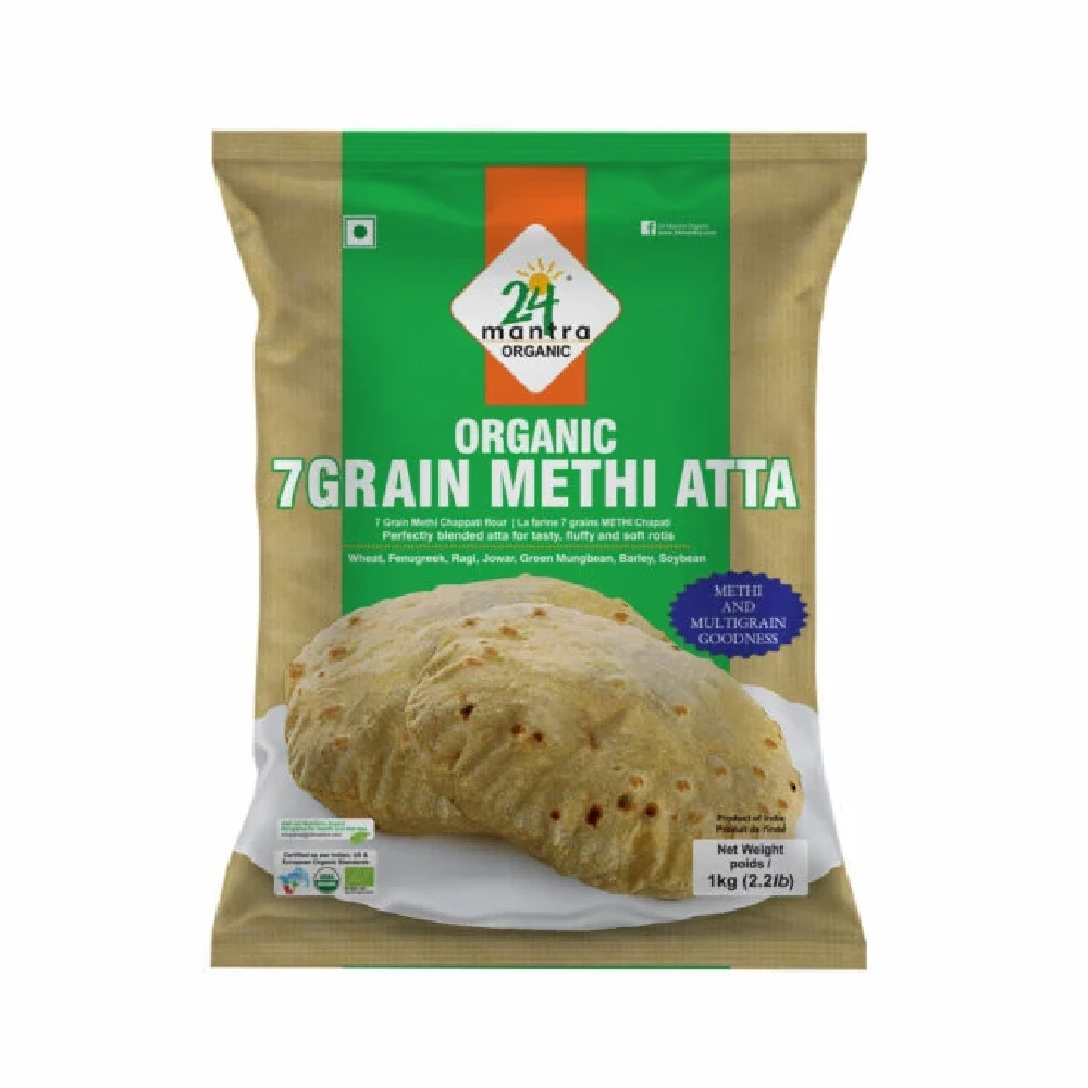 24 Mantra Organic Methi Atta