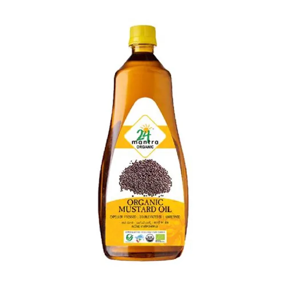 24 Mantra Organic Mustard Oil - Image 1