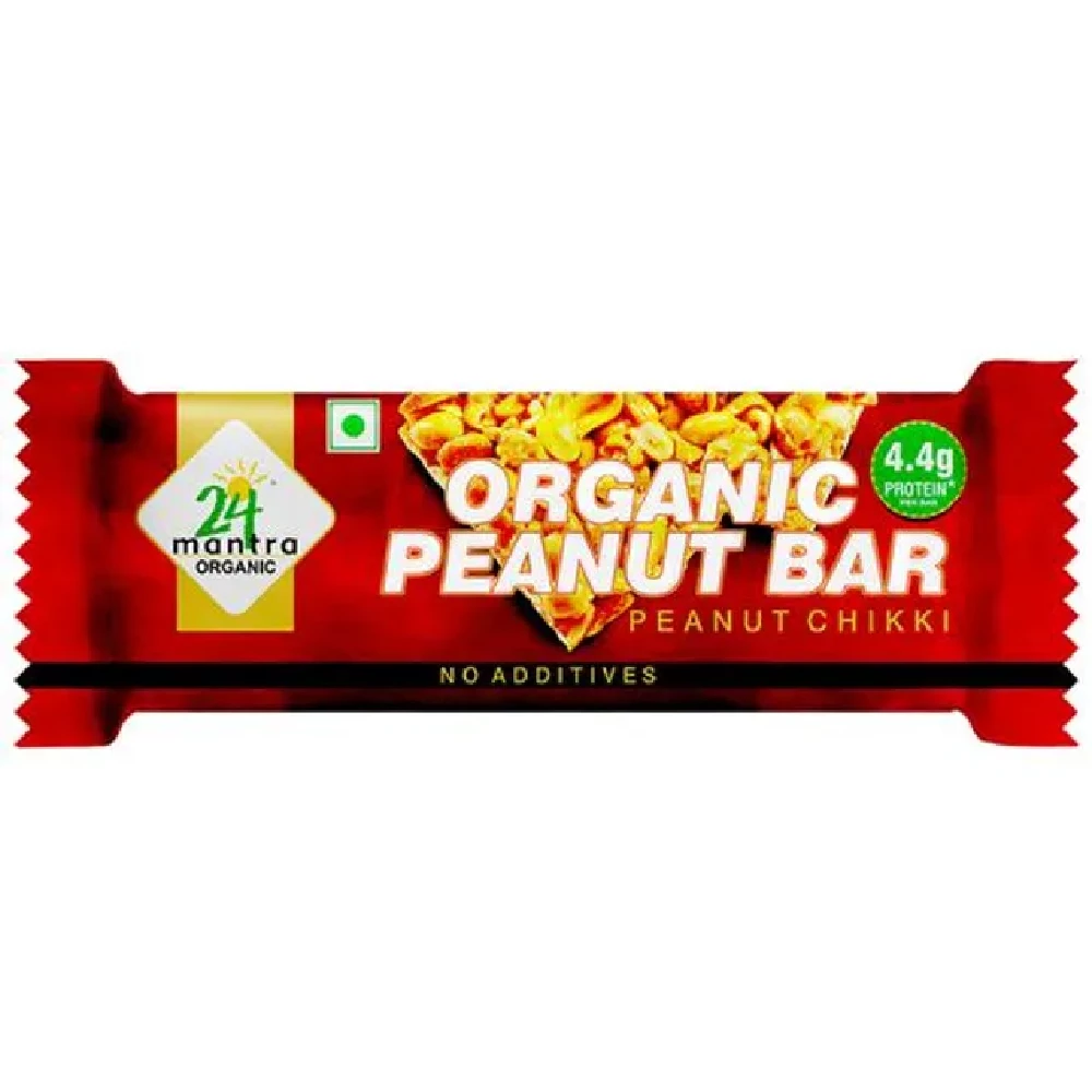 24 Mantra Organic Peanut Jaggery Chikki 24 Mantra Organic Peanut Jaggery Chikki-Pack Size-33 g