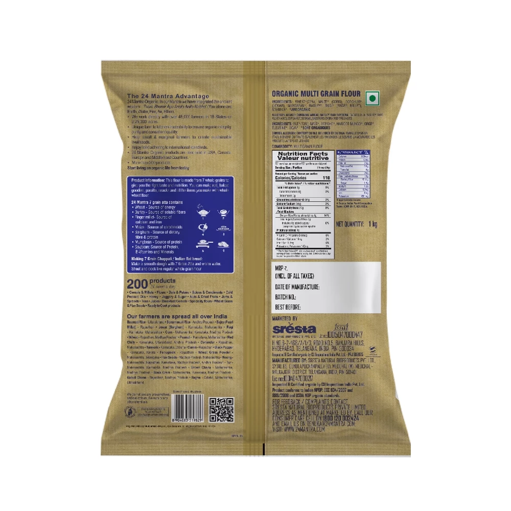 24 Mantra Organic Seven Grain Atta - Image 2