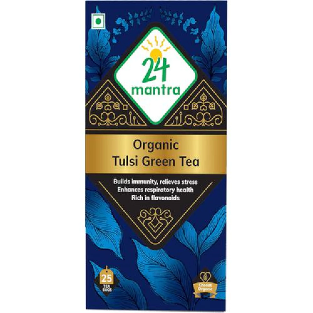 24 Mantra Organic Tulsi Green Tea - Image 2
