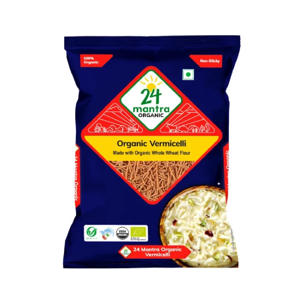 24 Mantra Organic Vermicelli 24 Mantra Organic Vermicelli-Pack Size-400 g