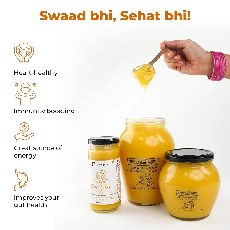 A2 Desi Hallikar Cow Ghee - Image 3