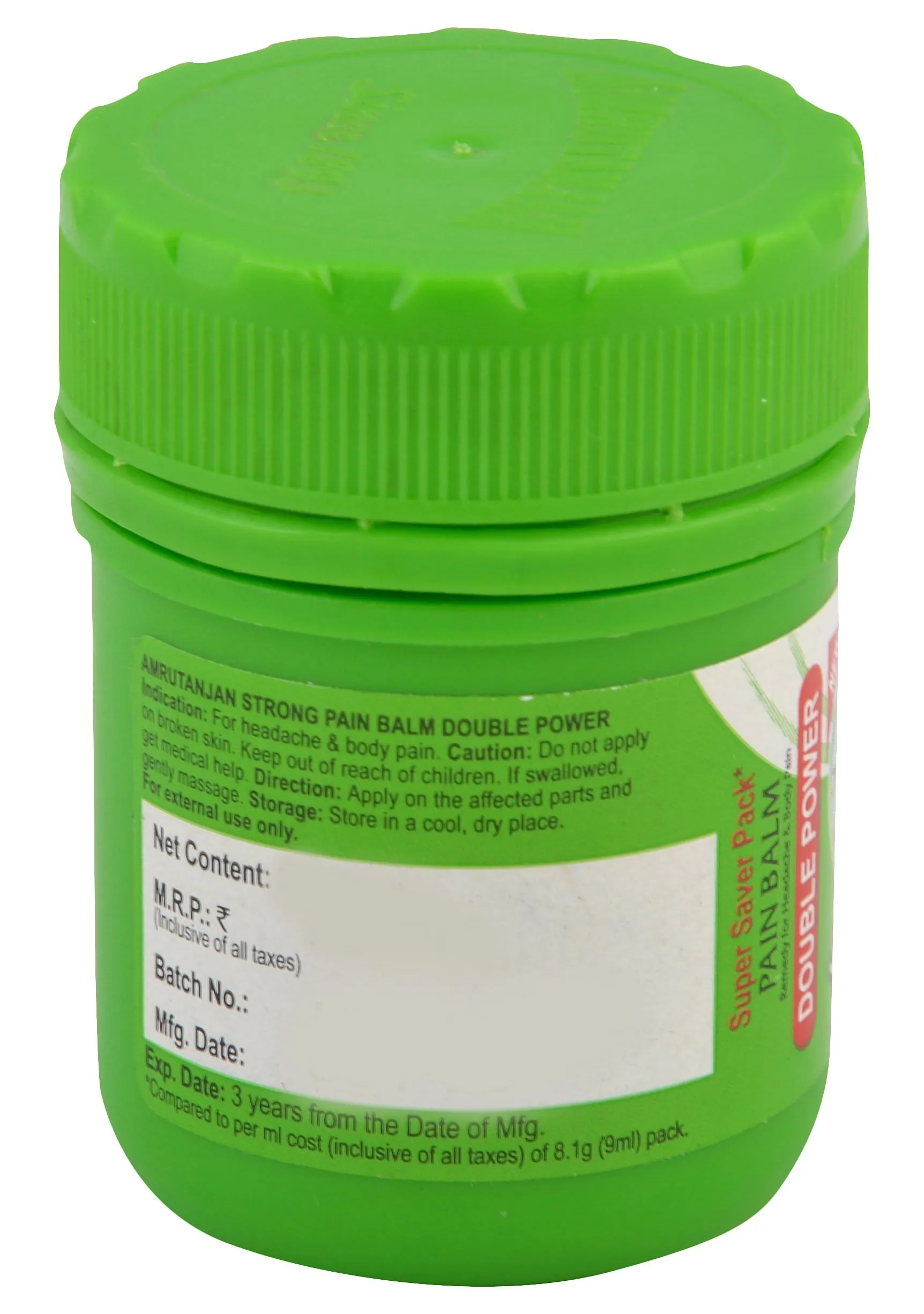 Amrutanjan Strong Pain Balm Green - Image 8