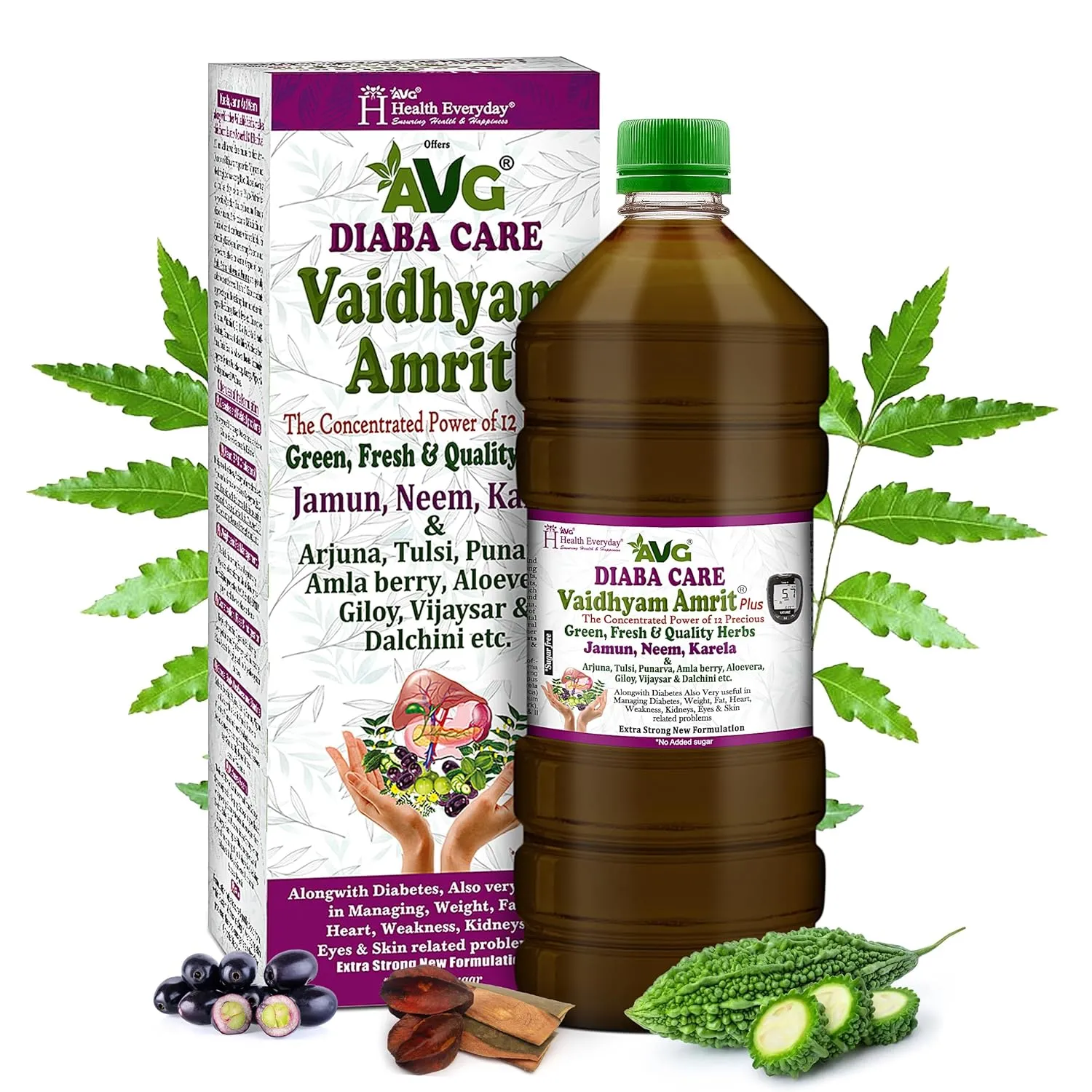 AVG Diaba Care Vaidhyam Amrit Plus - Image 2