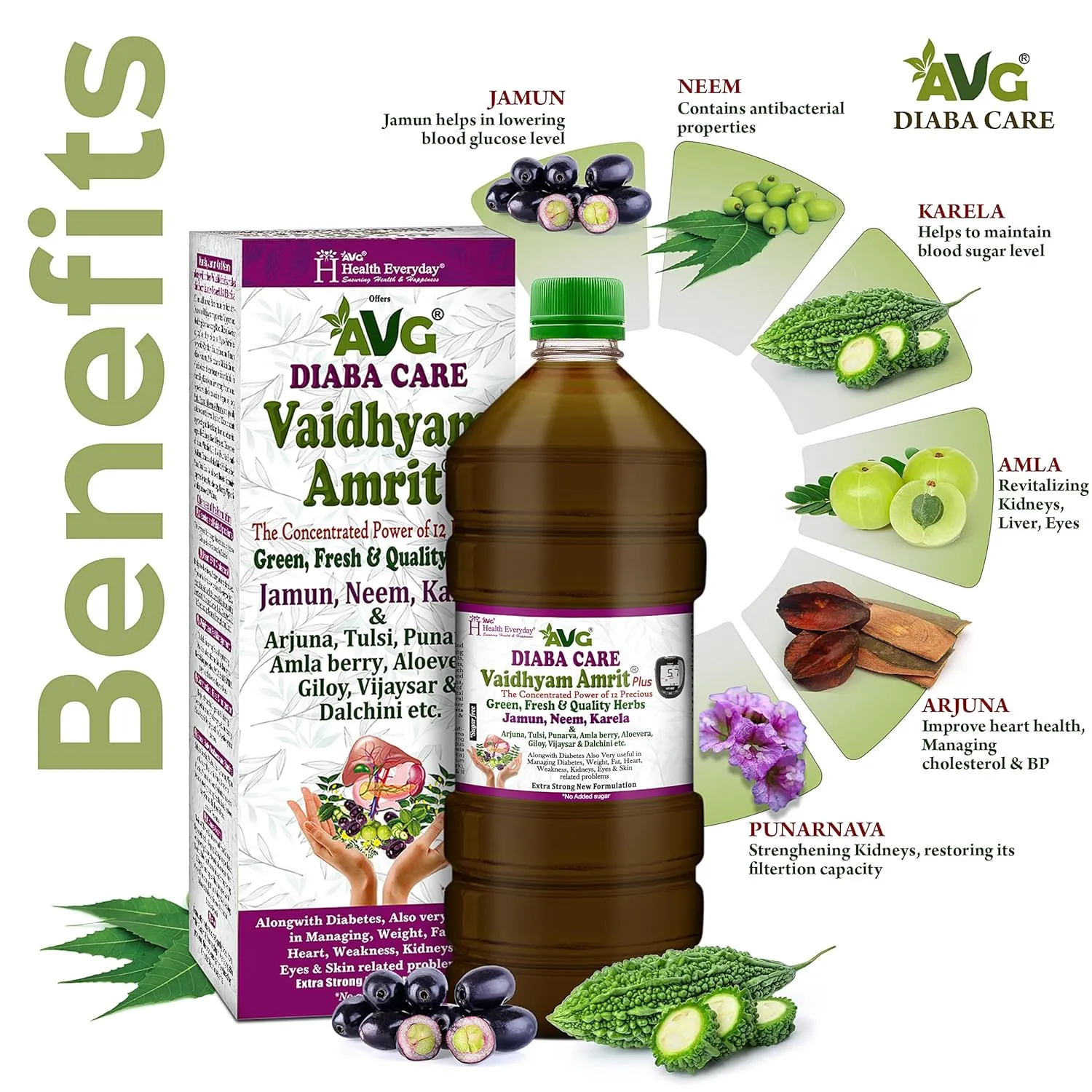 AVG Diaba Care Vaidhyam Amrit Plus - Image 3