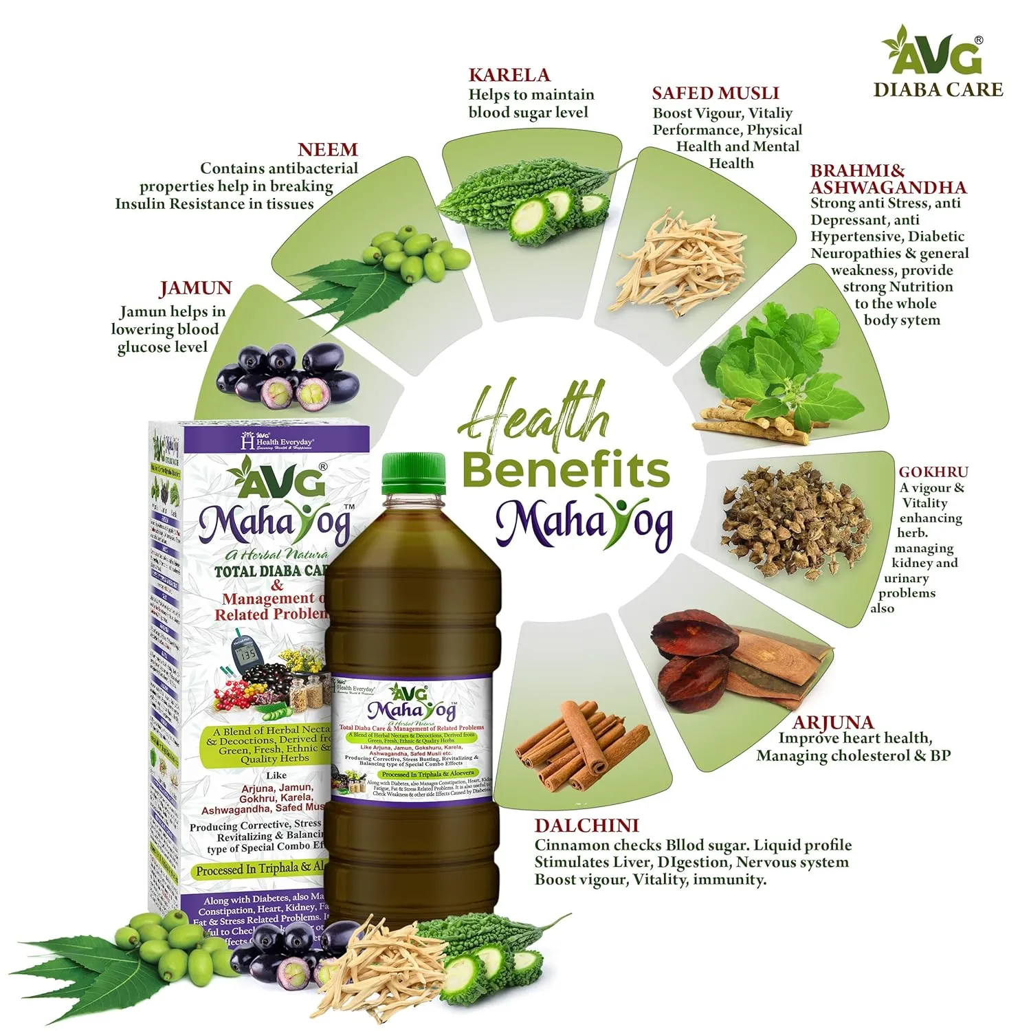 AVG Health Organics Mahayog, Vital Diaba Care Juice - Image 3
