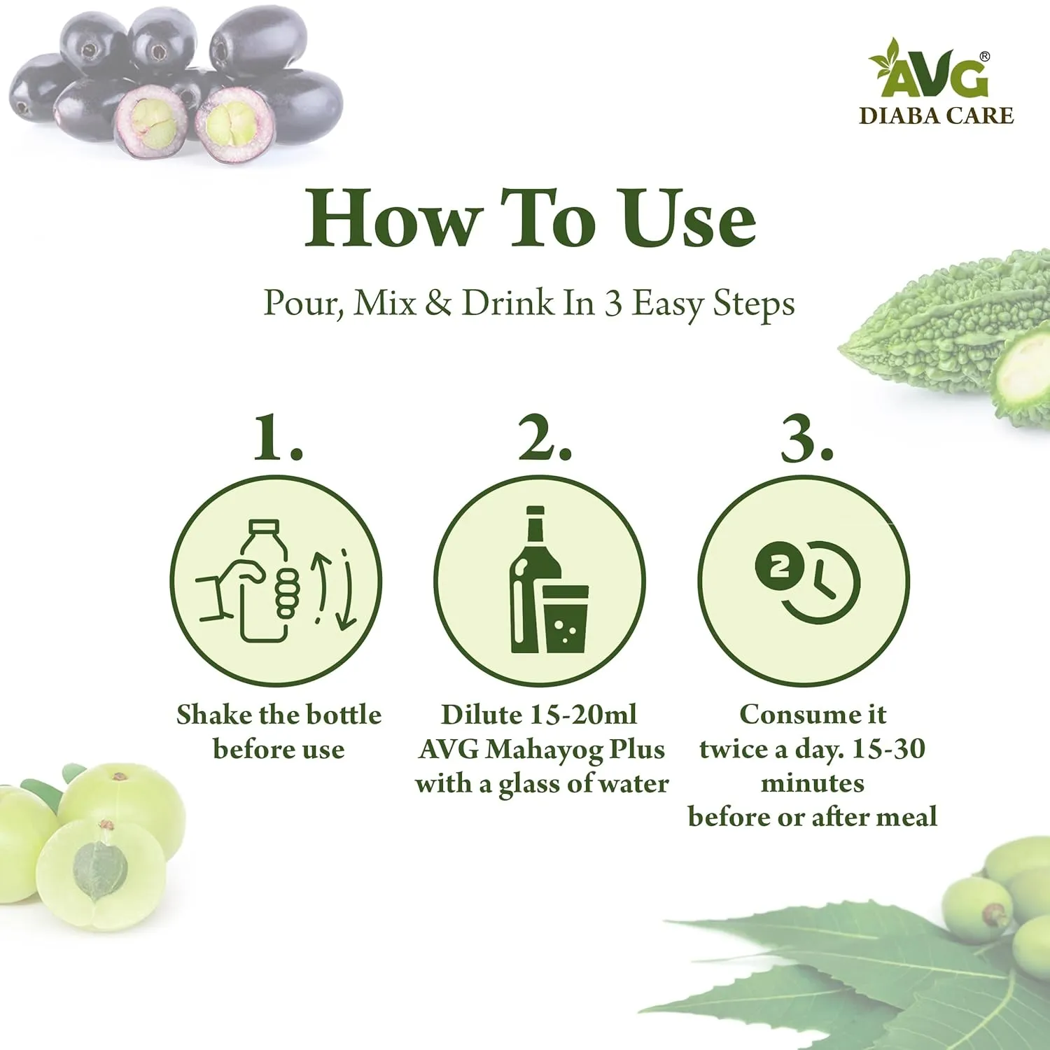 AVG Health Organics Mahayog, Vital Diaba Care Juice - Image 5