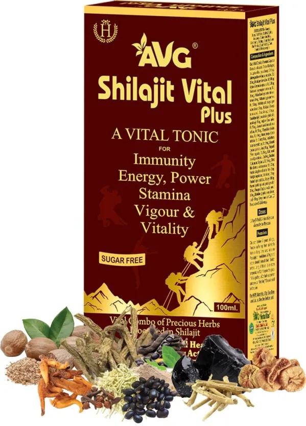 AVG Health Organics SJ Vital Plus Tonic Sugar-Free