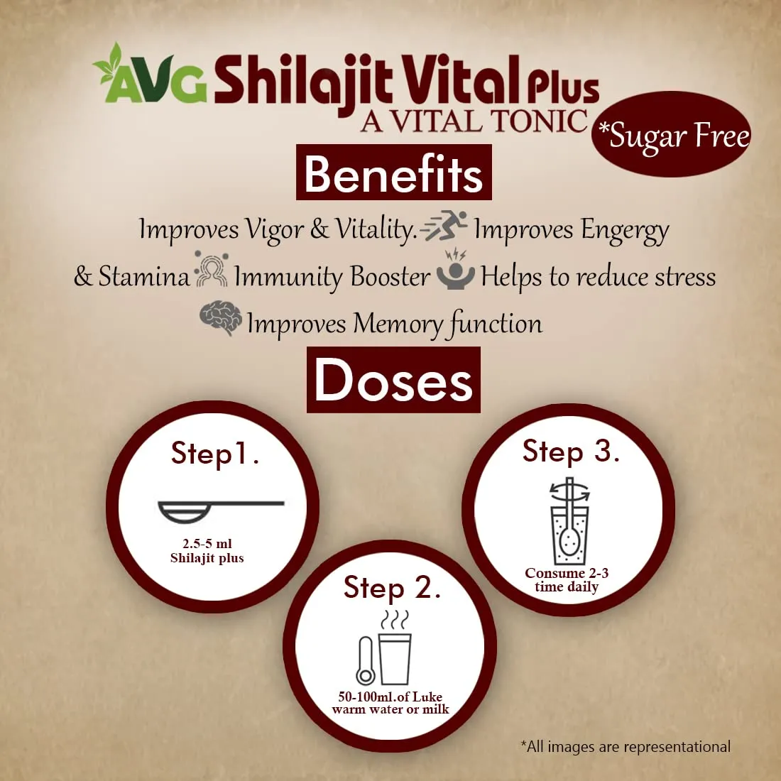 AVG Health Organics SJ Vital Plus Tonic Sugar-Free - Image 3