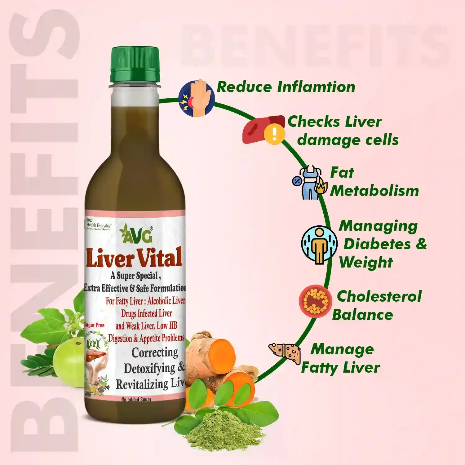 AVG Health Organics Liver Vital - Image 2