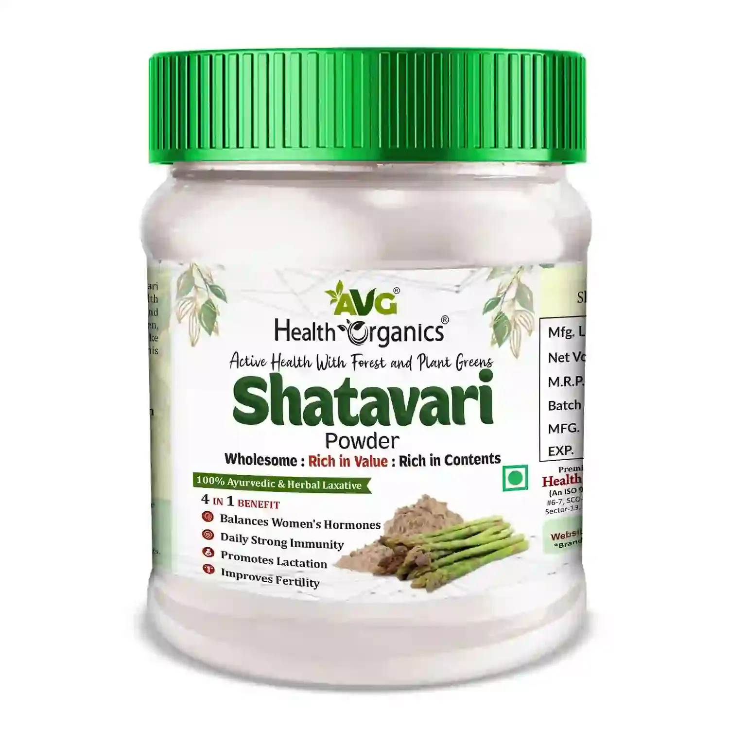 Avg Health Organics Shatavri Powder