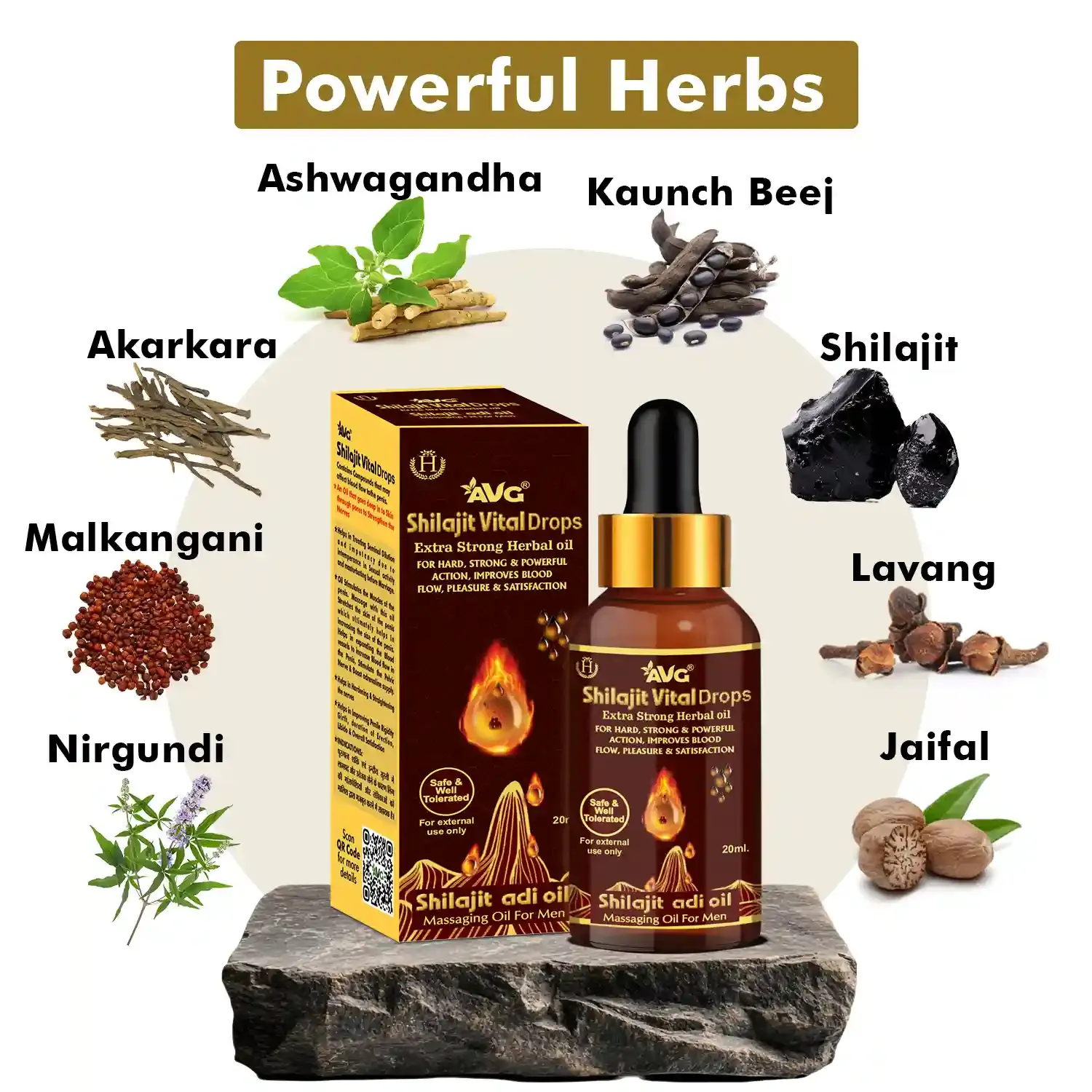 AVG Health Organics Sj Vital Drops Herbal Oil - Image 3