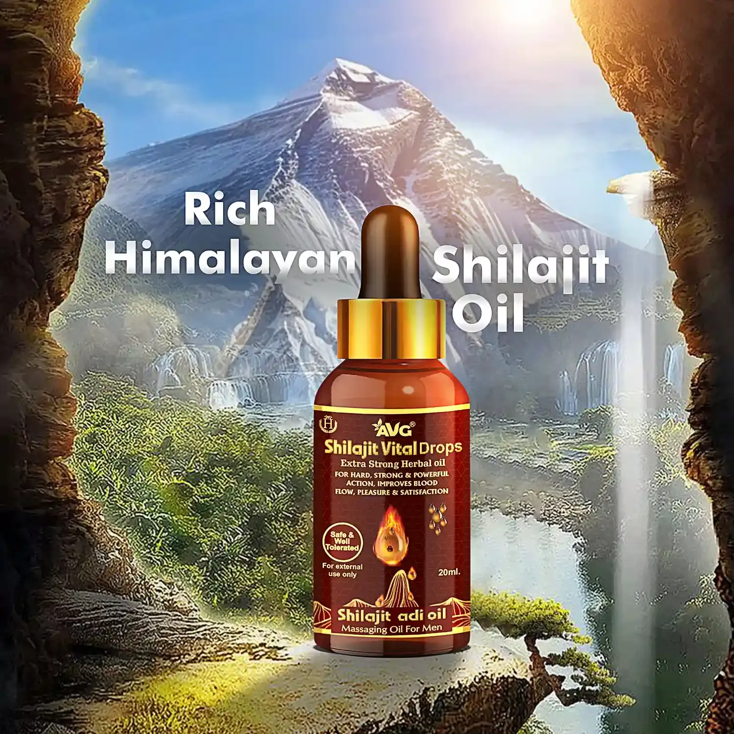 AVG Health Organics Sj Vital Drops Herbal Oil - Image 4