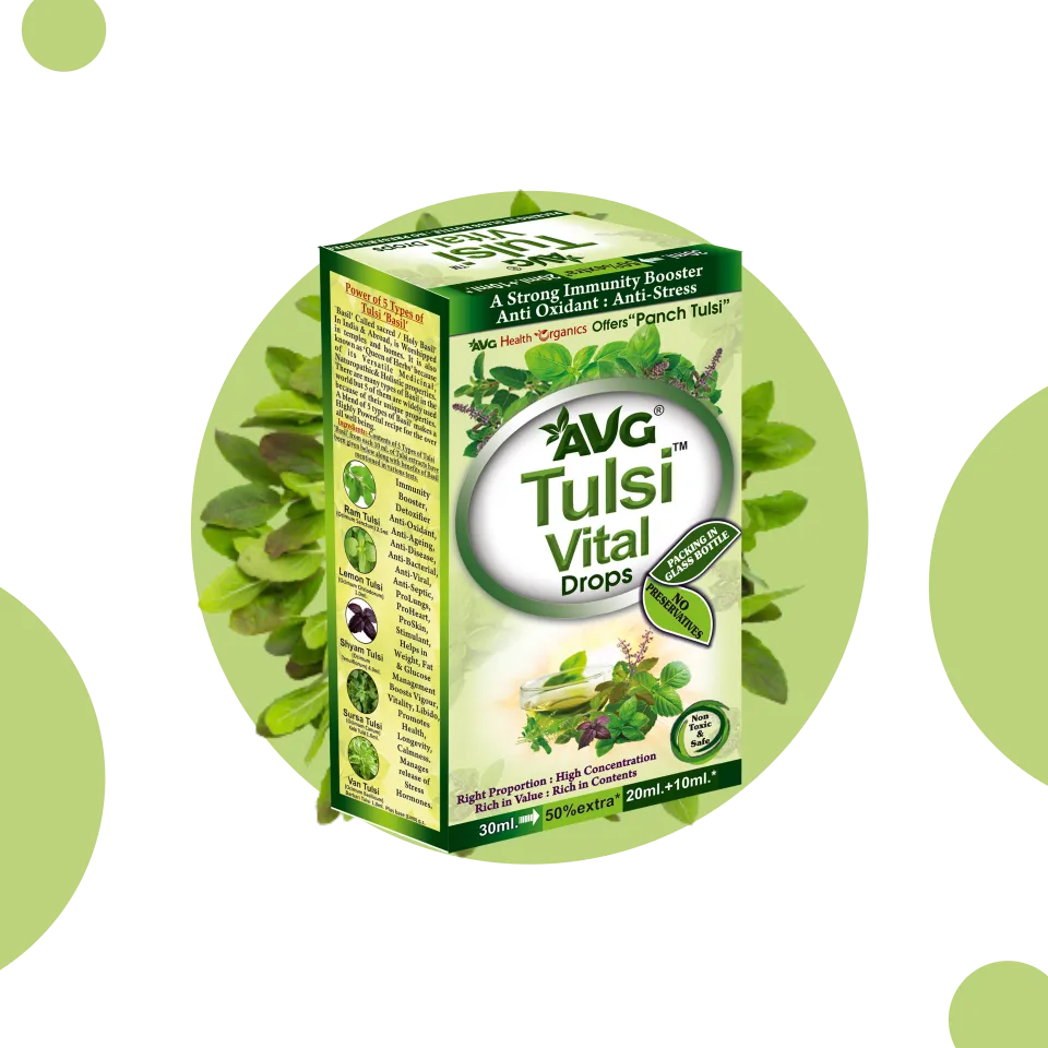 Avg Health Organics Tulsi Vital Drops