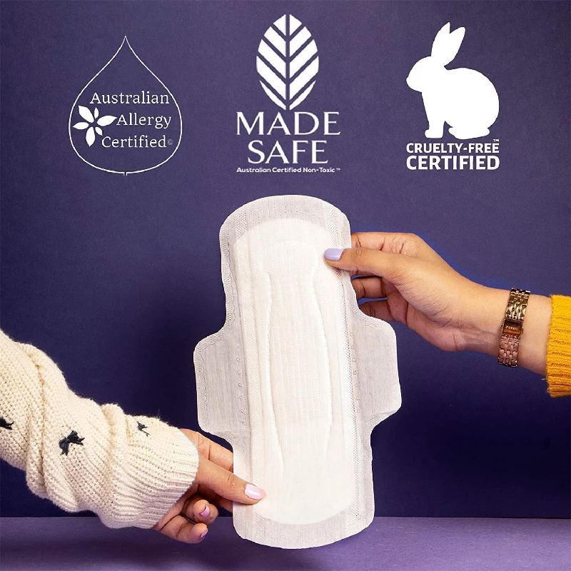AZAH 100% Organic Sanitary Pads  (4 Regular & 4XL) - Image 5