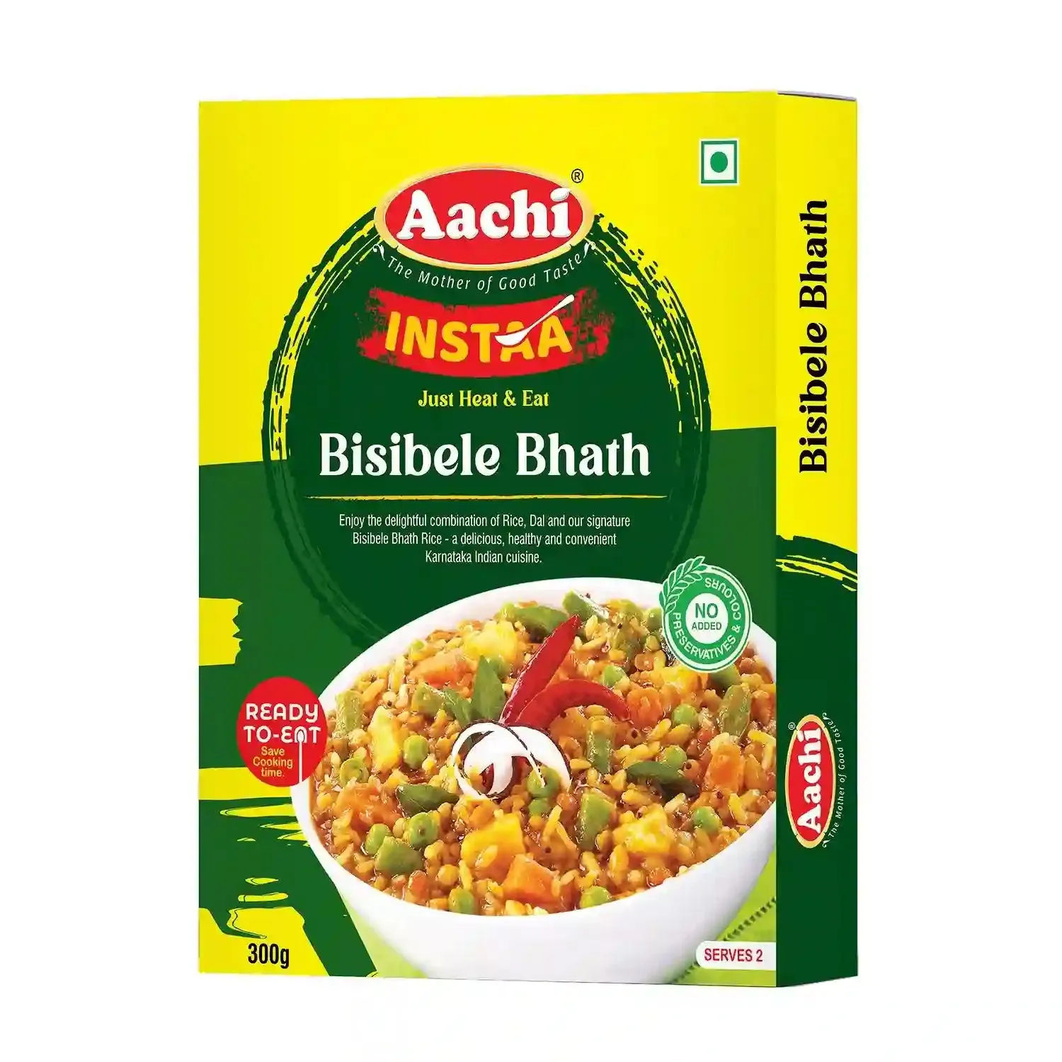 Aachi Instant Bisibele Bhath Aachi Instant Bisibele Bhath-Pack Size-300 g