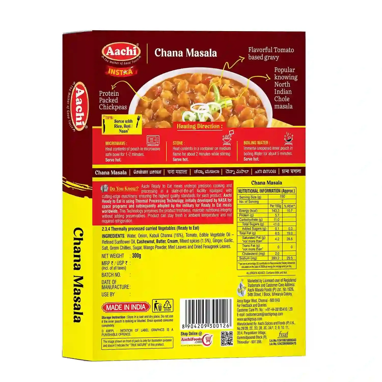 Aachi Instant Chana Masala - Image 2