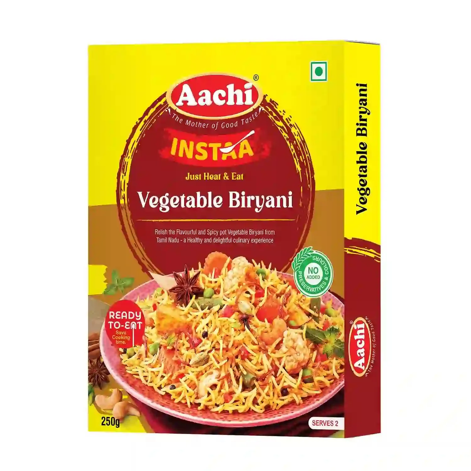 Aachi Instant Vegetable Biryani Aachi Instant Vegetable Biryani-Pack Size-250 g