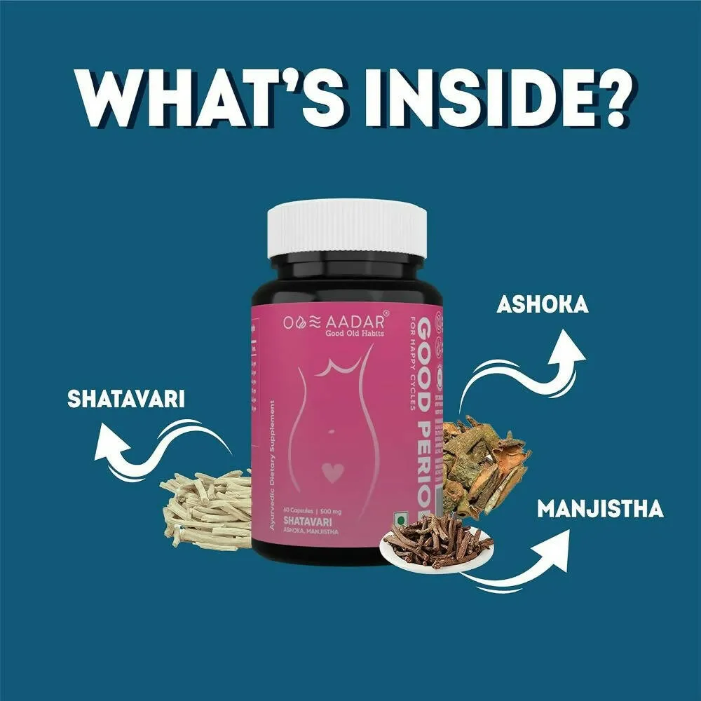 Aadar Good Period 500mg Capsules - Image 3