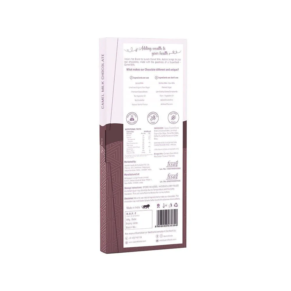 Aadvik Camel Milk Chocolate Coffee - Image 4