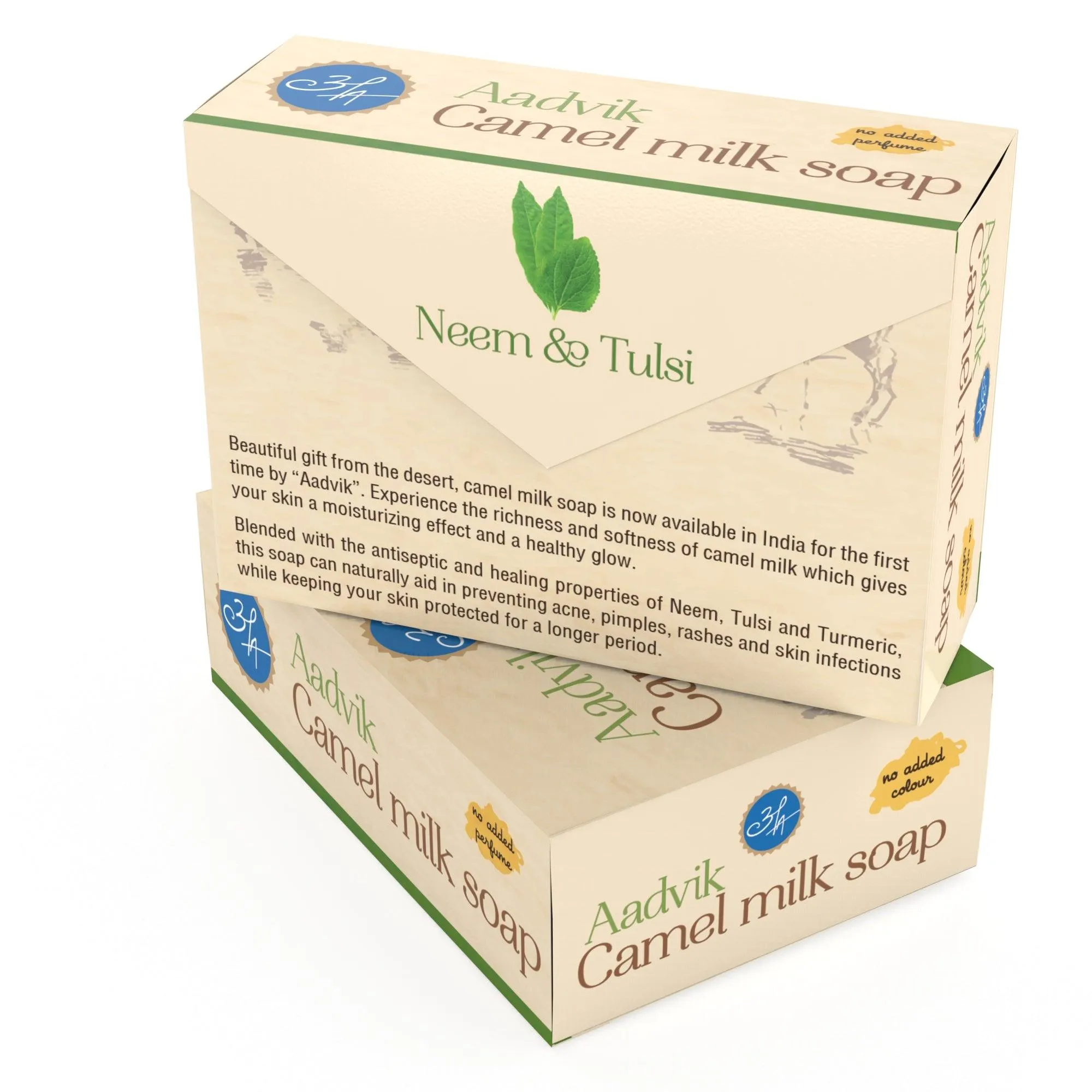 Aadvik Camel Milk Soap Neem & Tulsi - Image 4