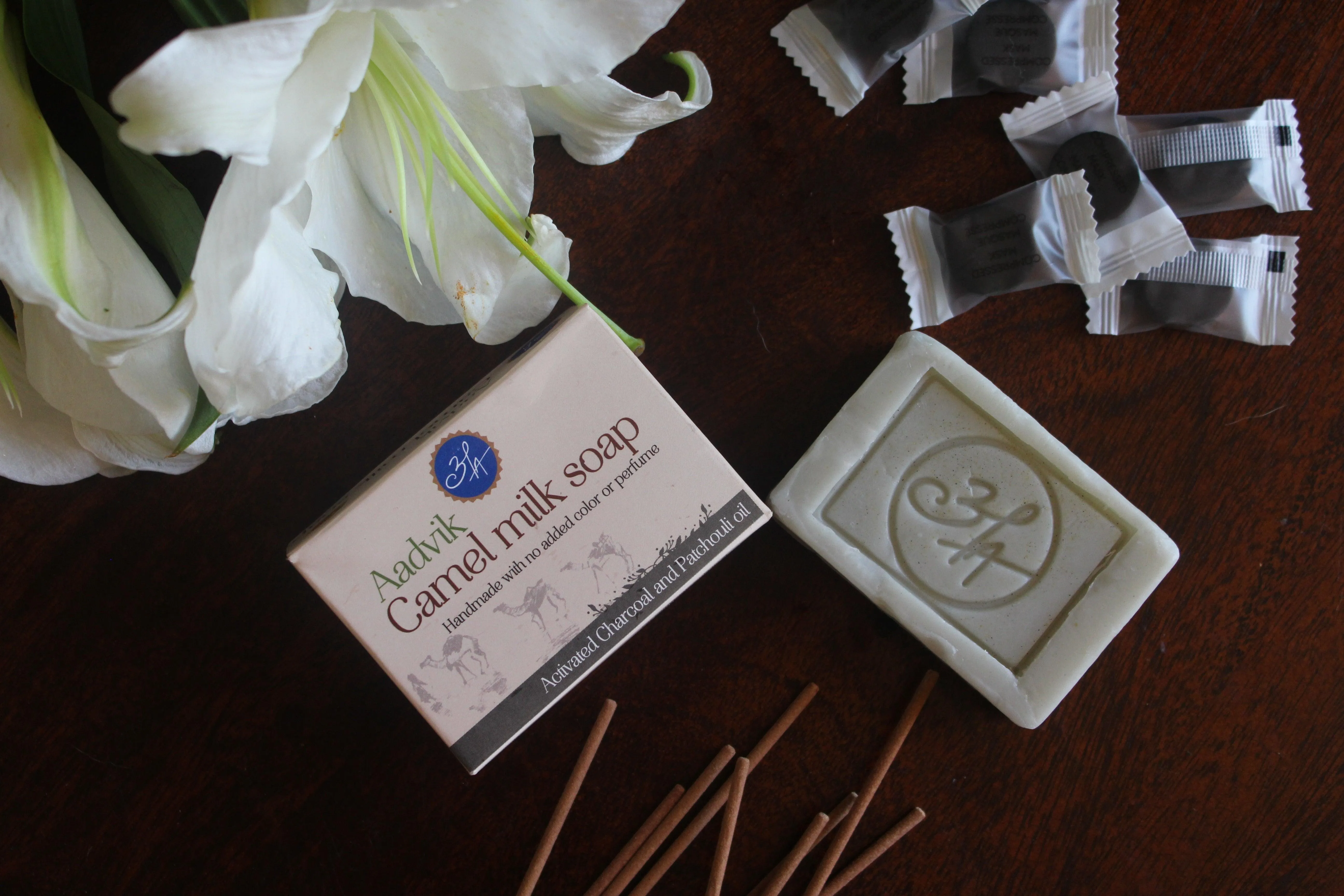 Aadvik Camel Milk Soap With Charcoal Patchouli Oil - Image 5