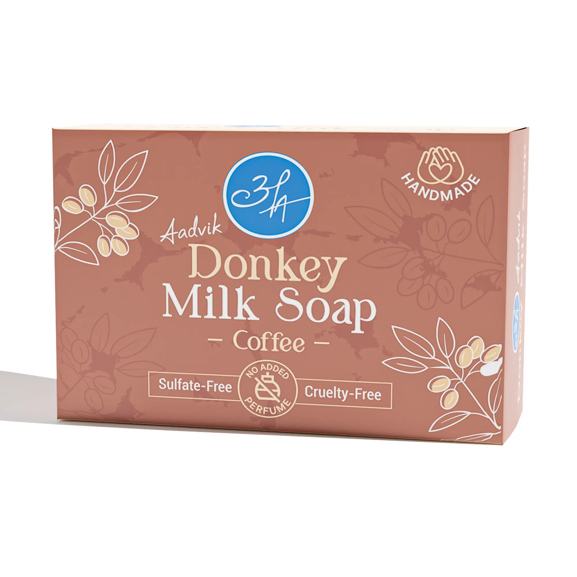 Aadvik Donkey Milk Soap Luxurious Skincare with Coffee Infusion Aadvik Donkey Milk Soap Luxurious Skincare with Coffee Infusion-Pack Size-100 g