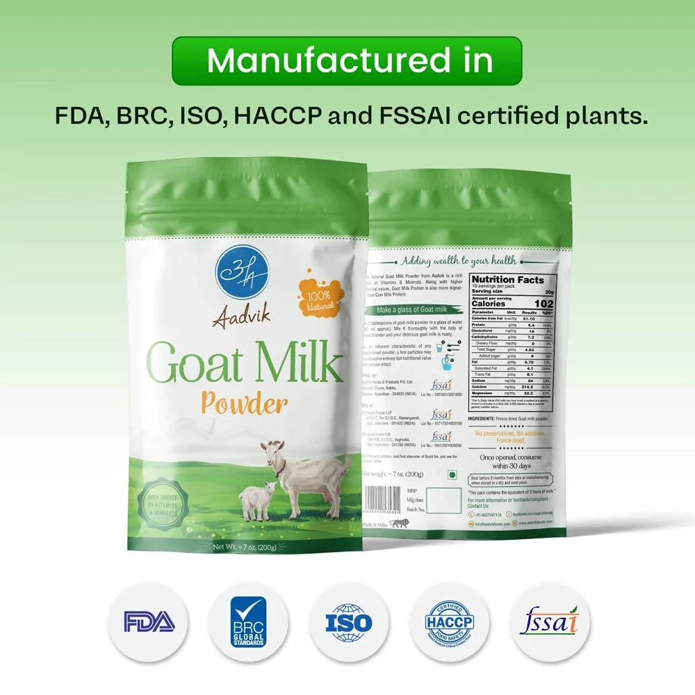 Aadvik Goat Milk Powder - Image 2