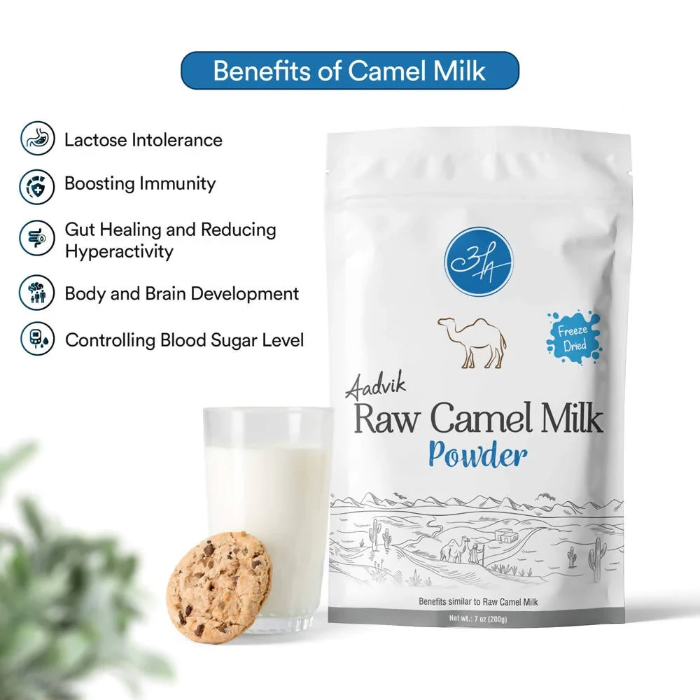 Aadvik Raw Camel Milk Powder (Freeze Dried) - Image 3