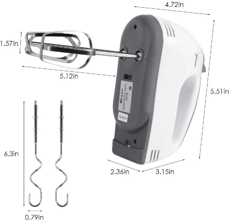 Aarana 260 Watts Electric Hand Mixer - Image 2