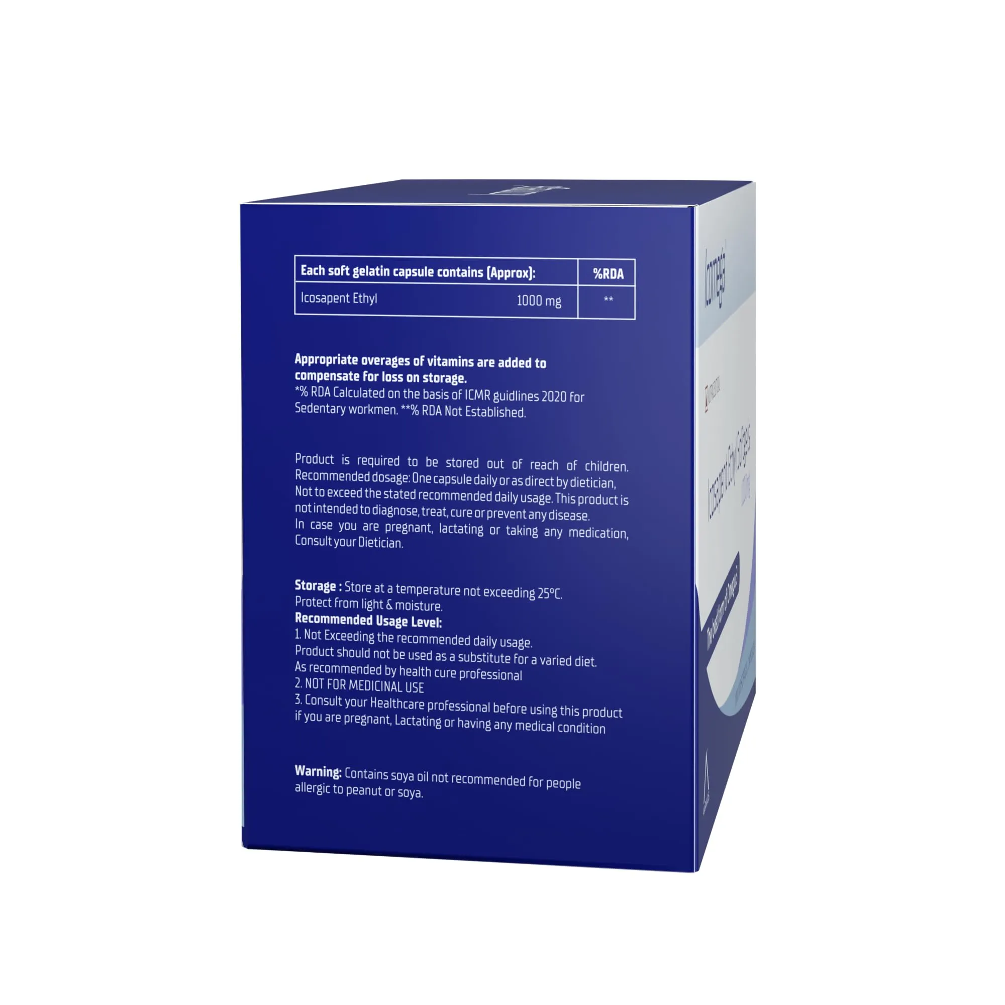 Aarkios Icomega (Icosapent Ethyl Softgels 1000mg) - Image 3