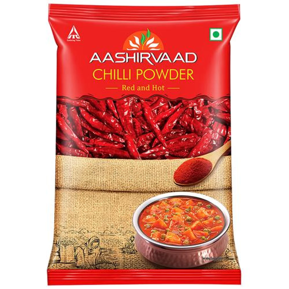 Aashirvaad Chilli Spices Powder - Traditionally Sun Dried