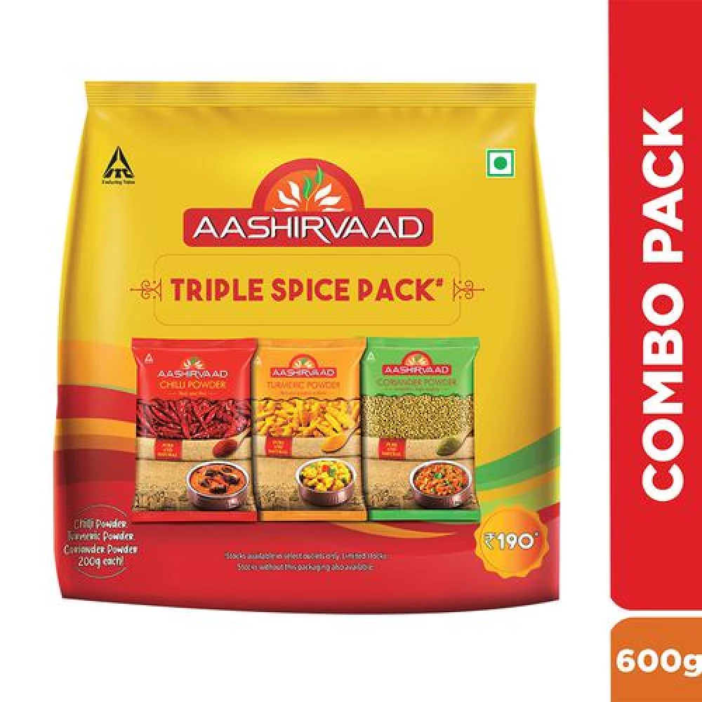 Aashirvaad Combo Pack - Chilli Aashirvaad Combo Pack - Chilli--600 g