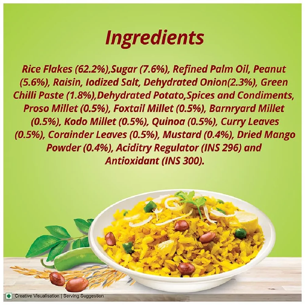 Aashirvaad Instant Khatta Meetha Poha - Healthy Breakfast - Image 4