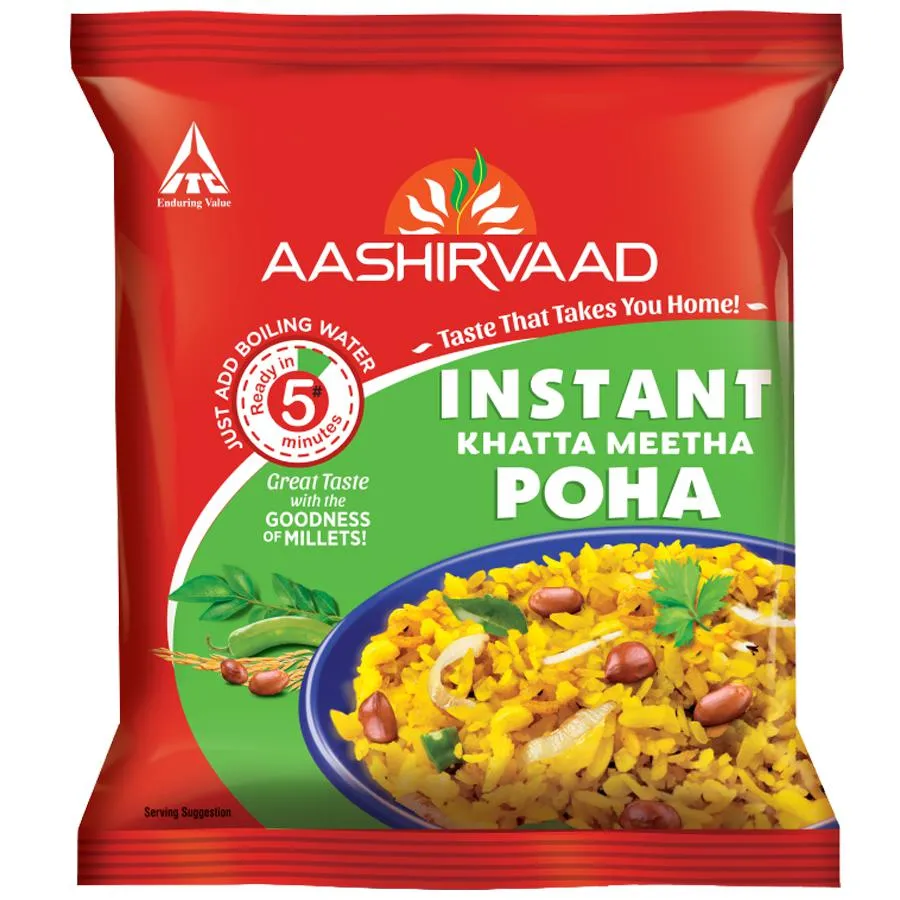 Aashirvaad Instant Khatta Meetha Poha With Millets - Image 2