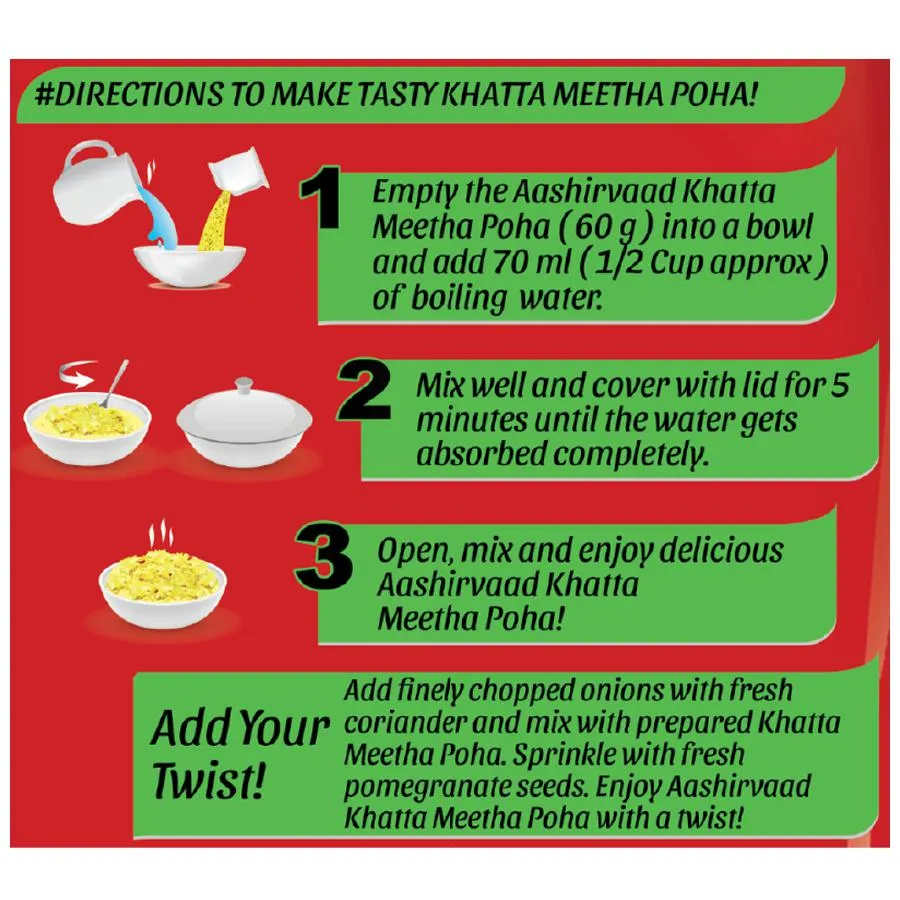 Aashirvaad Instant Khatta Meetha Poha With Millets - Image 7