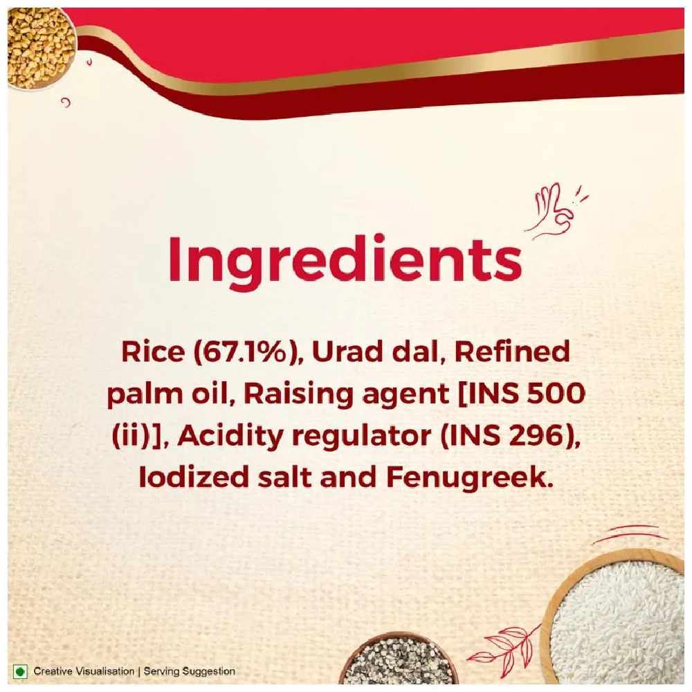 Aashirvaad Instant Mix Rice Idly - Easy To Make - Image 4