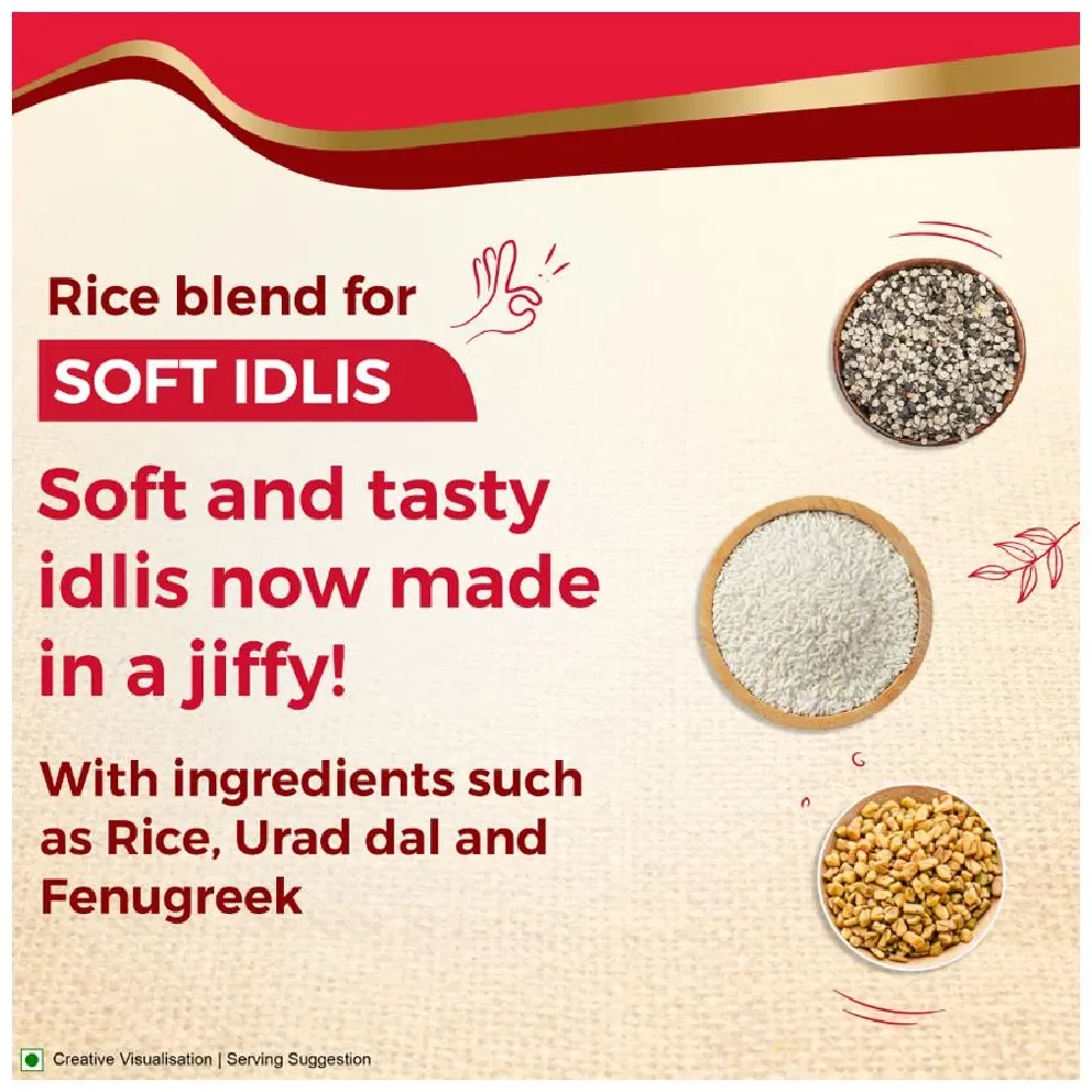 Aashirvaad Instant Mix Rice Idly - Easy To Make - Image 8