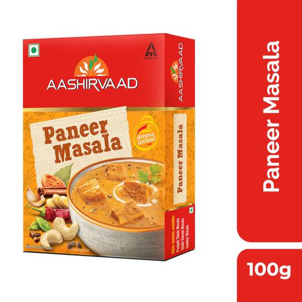 Aashirvaad Paneer Masala - Spice Blend Aashirvaad Paneer Masala - Spice Blend--100 g