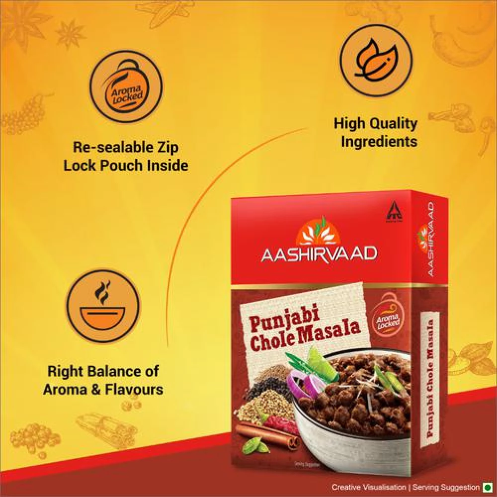 Aashirvaad Punjabi Chole Masala - Spice Blend - Image 6
