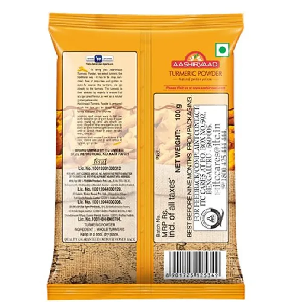 Aashirvaad Turmeric Powder - Image 3